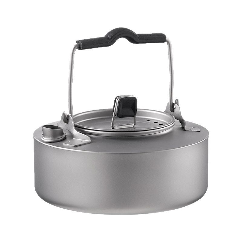 Coffee Tea & Jane - Titanium waterkoker, ultralicht, ideaal voor kamperen,