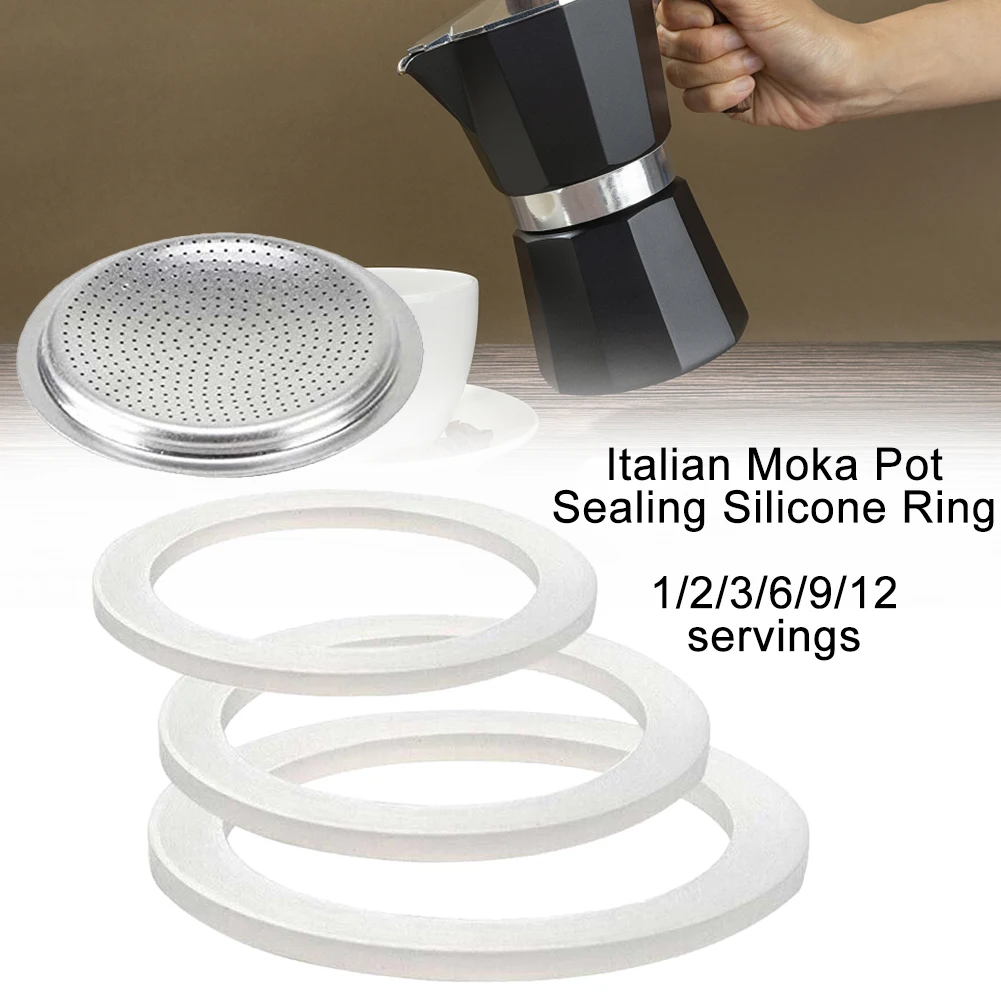 Moka Pot Stove - 1 set hittebestendig siliconen rubberen pakking