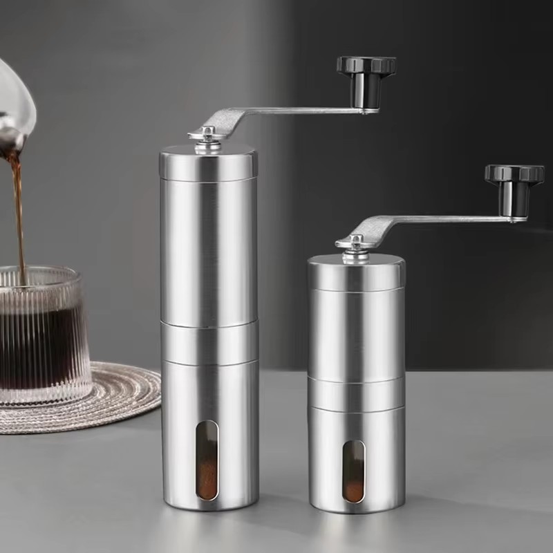 Roestvrijstalen draagbare hand - Burr Hand Grinder recensie en prijs
