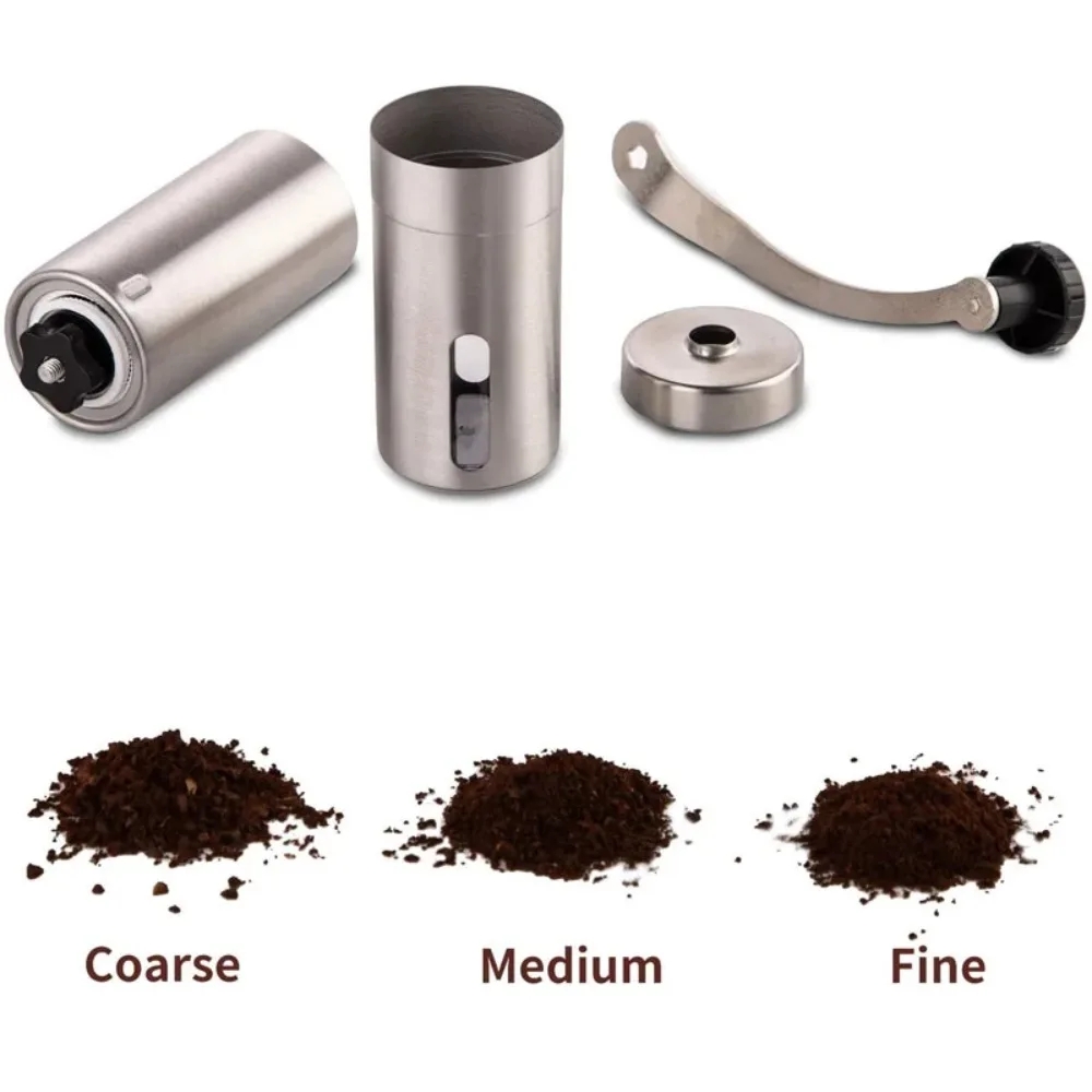 Roestvrijstalen draagbare hand - Burr Hand Grinder recensie en prijs