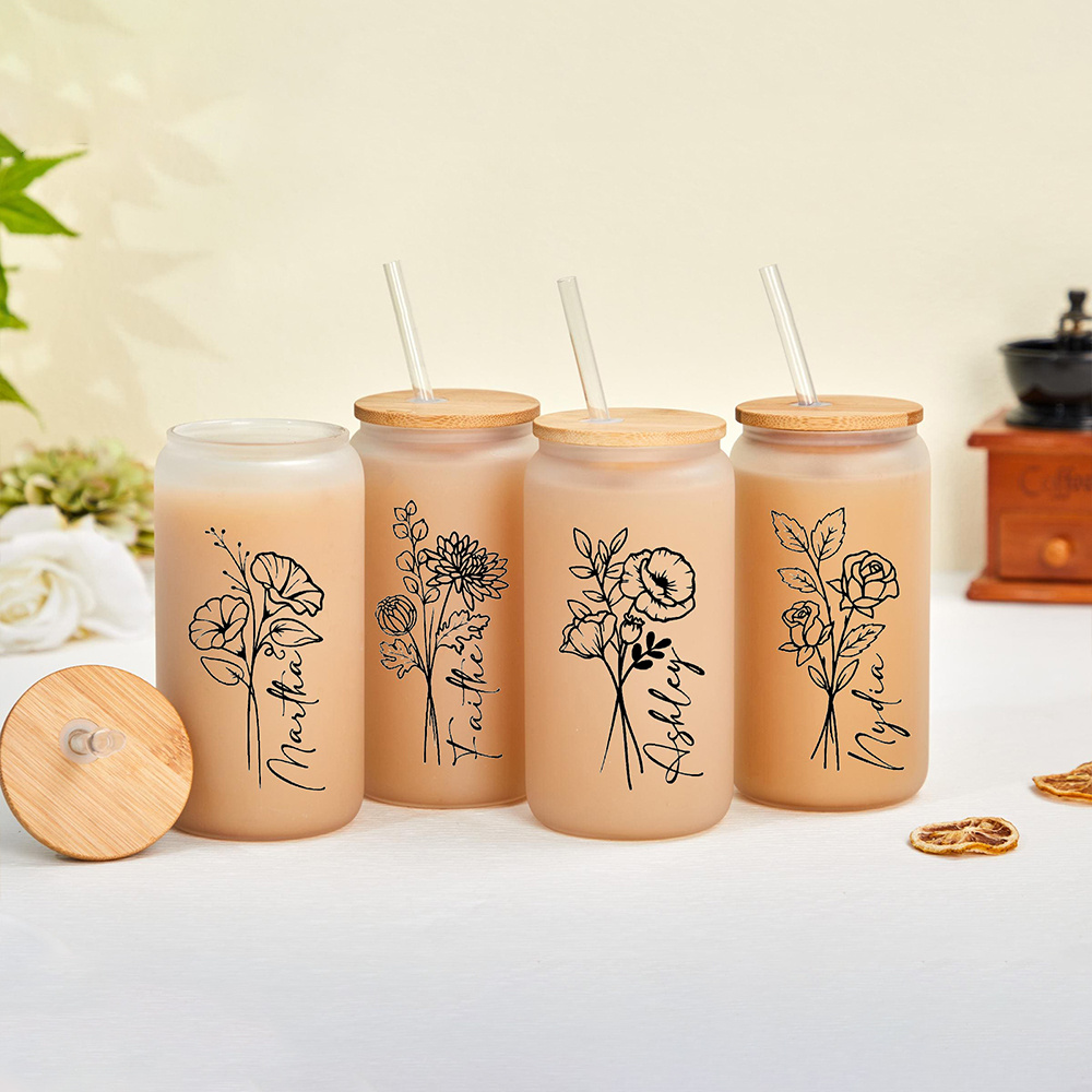 Gepersonaliseerde glazen beker - Coffee Tea Name recensie en prijs