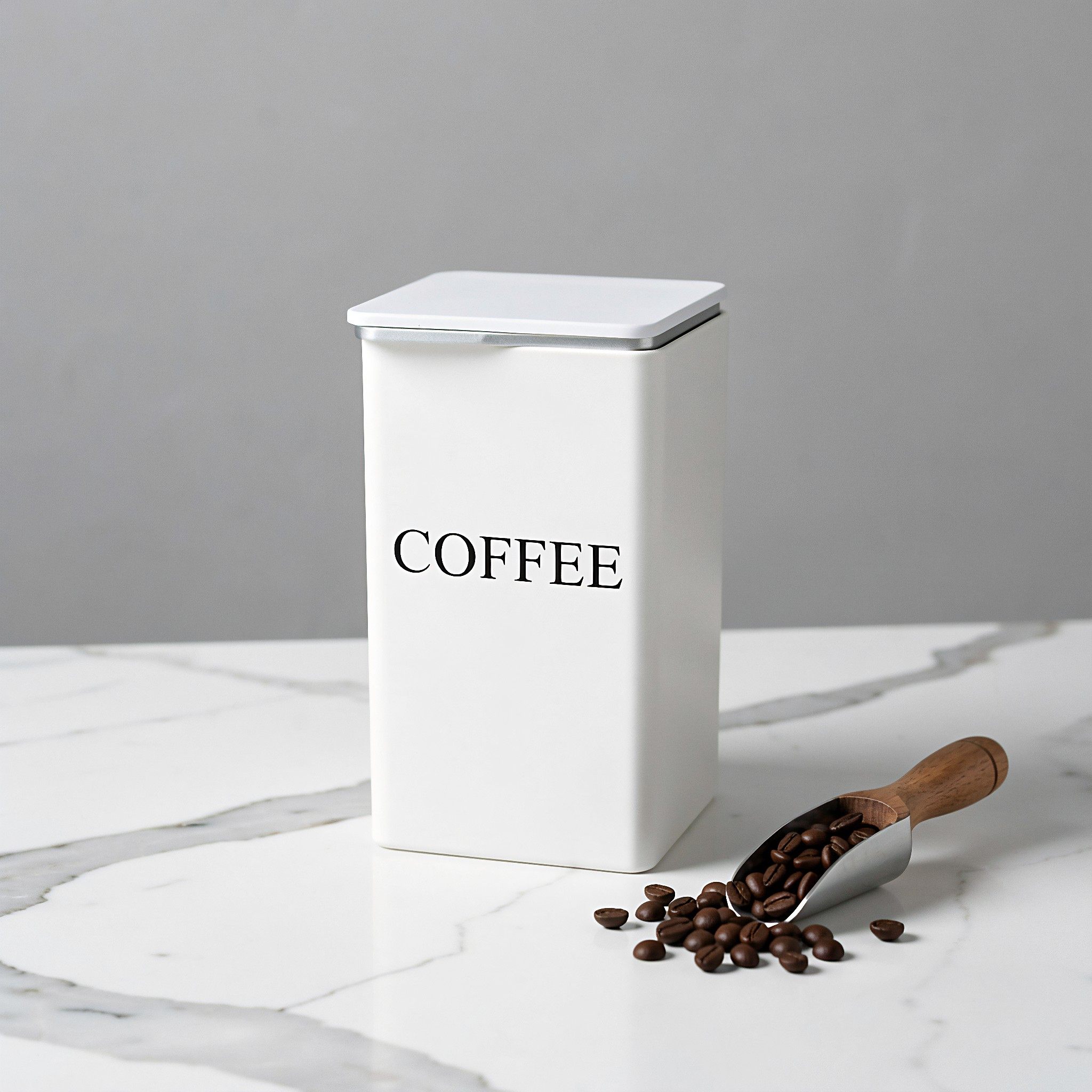 3 stuks metalen vierkante voor - Coffee Tea Sugar recensie en prijs