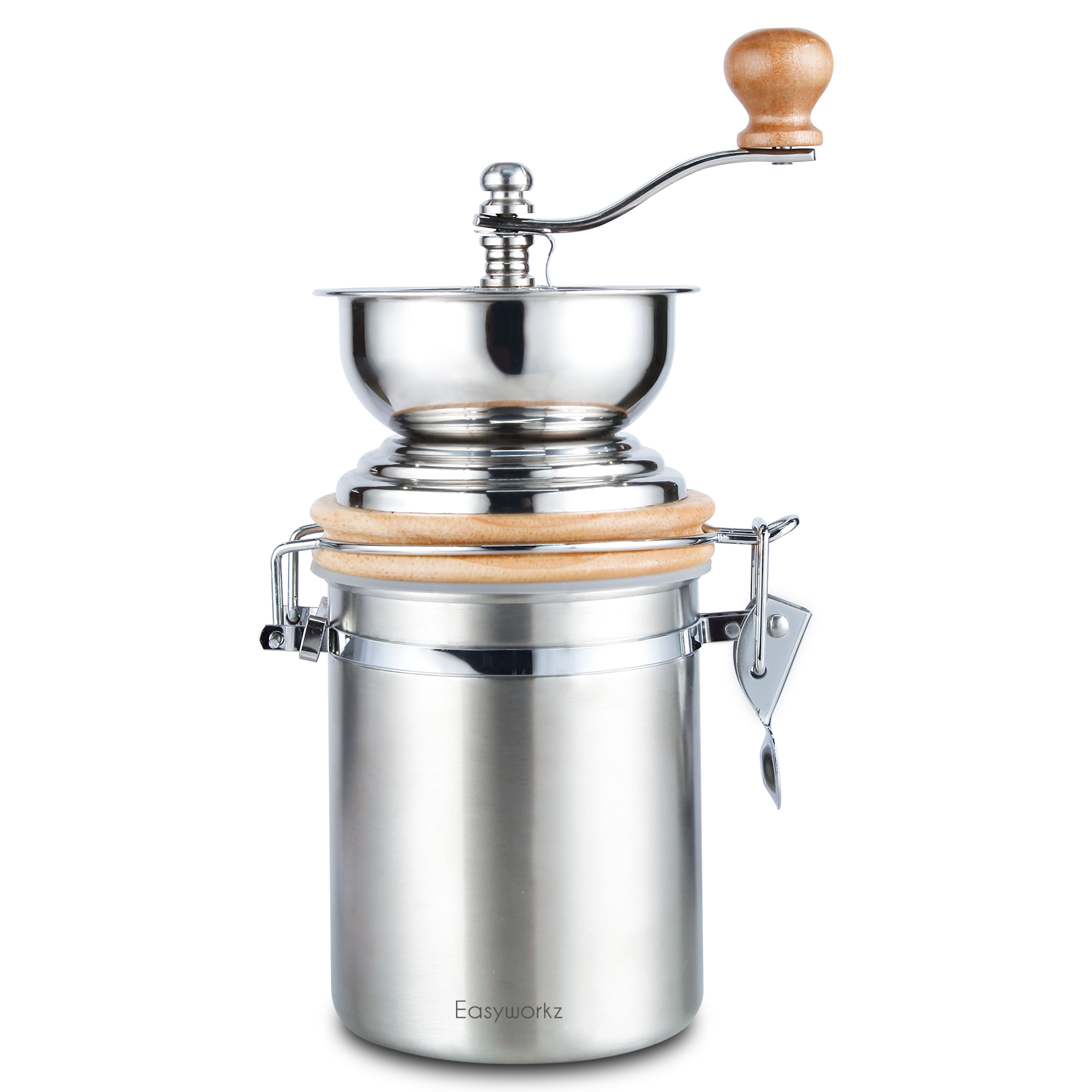 Easyworkz handmatige koffiemol - Burr Hand Grinder recensie en prijs