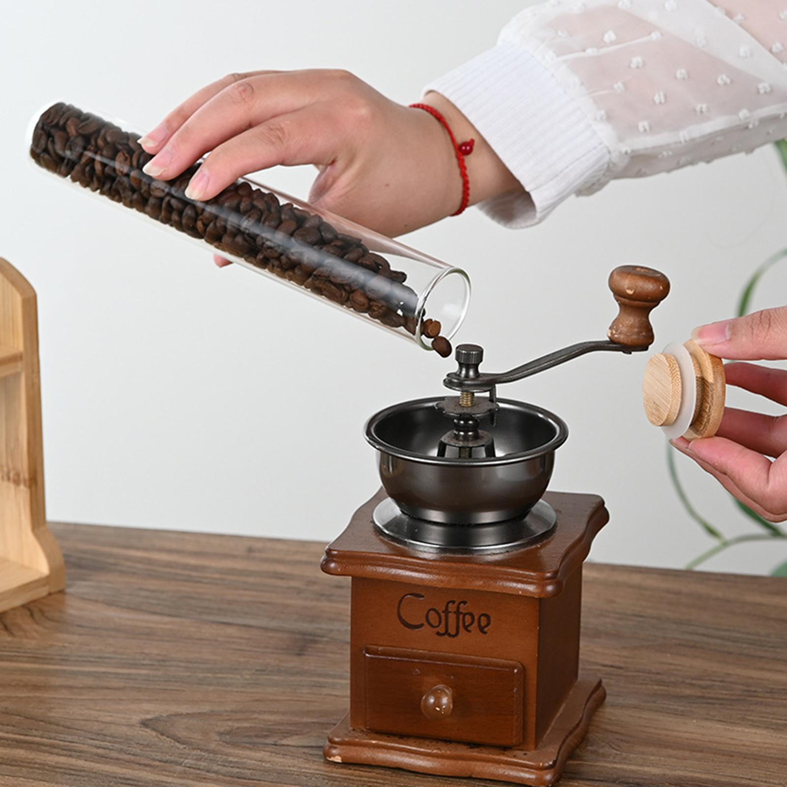 Set van glazen potten met hout - Coffee Tea Sugar recensie en prijs