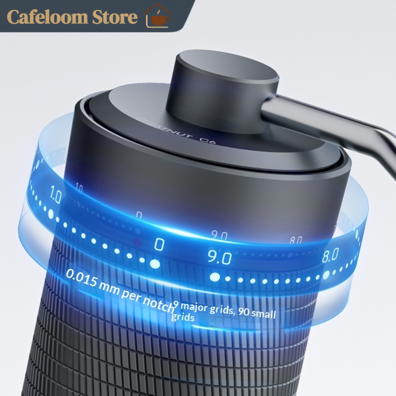 Timemore C6 handmatige koffiem - Burr Hand Grinder recensie en prijs