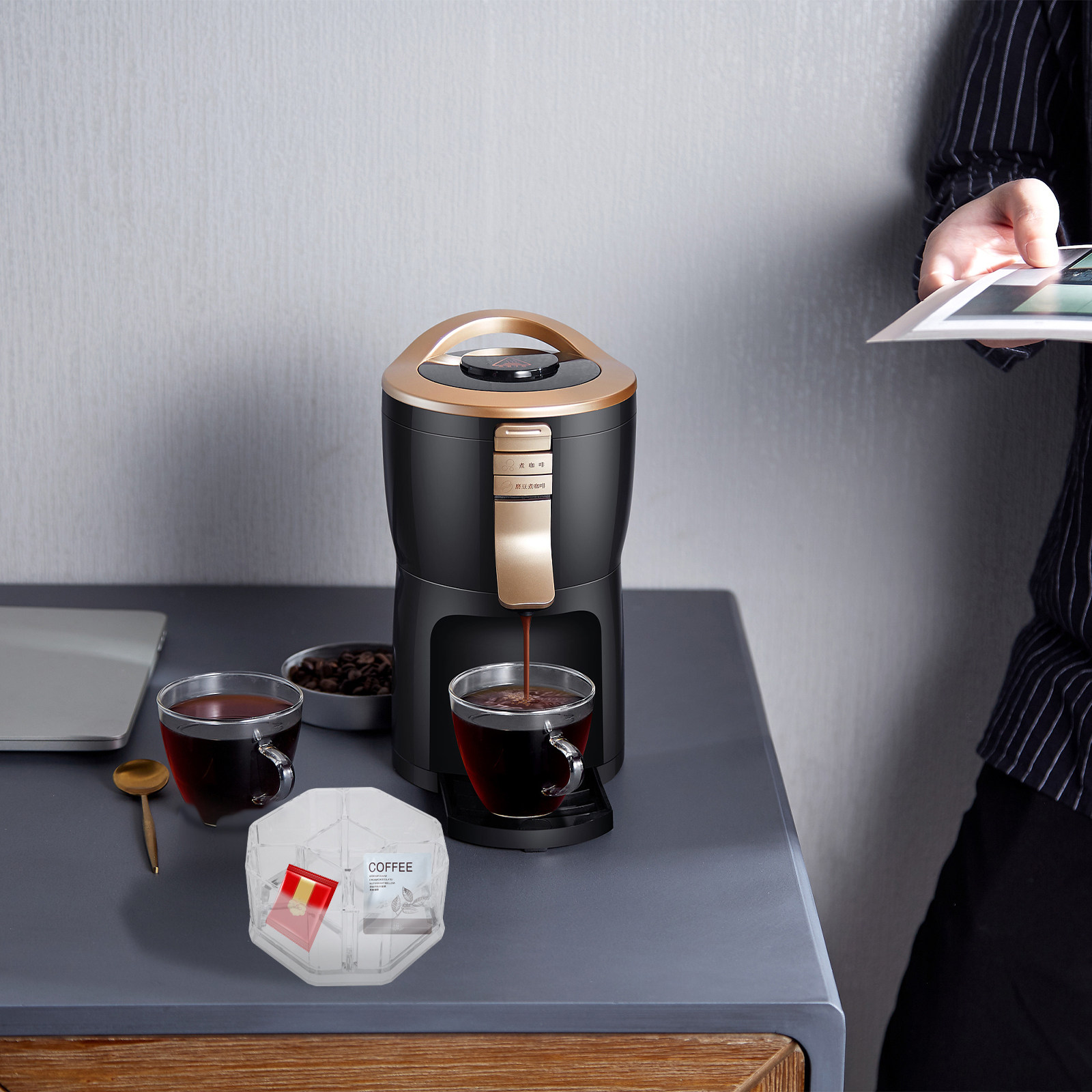 1 stuks transparante acryl opb - Coffee Tea Sugar recensie en prijs